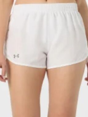 Under Armour White Women's Lightweight Athletic Shorts